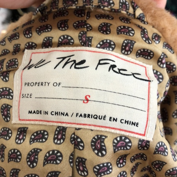 Free People Izzy wrap teddy jacket sand - Picture 13 of 16